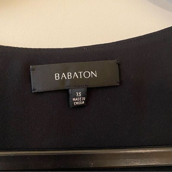 Aritzia-Babaton Black Randy Blouse (Size:XS) - Picture 9 of 10